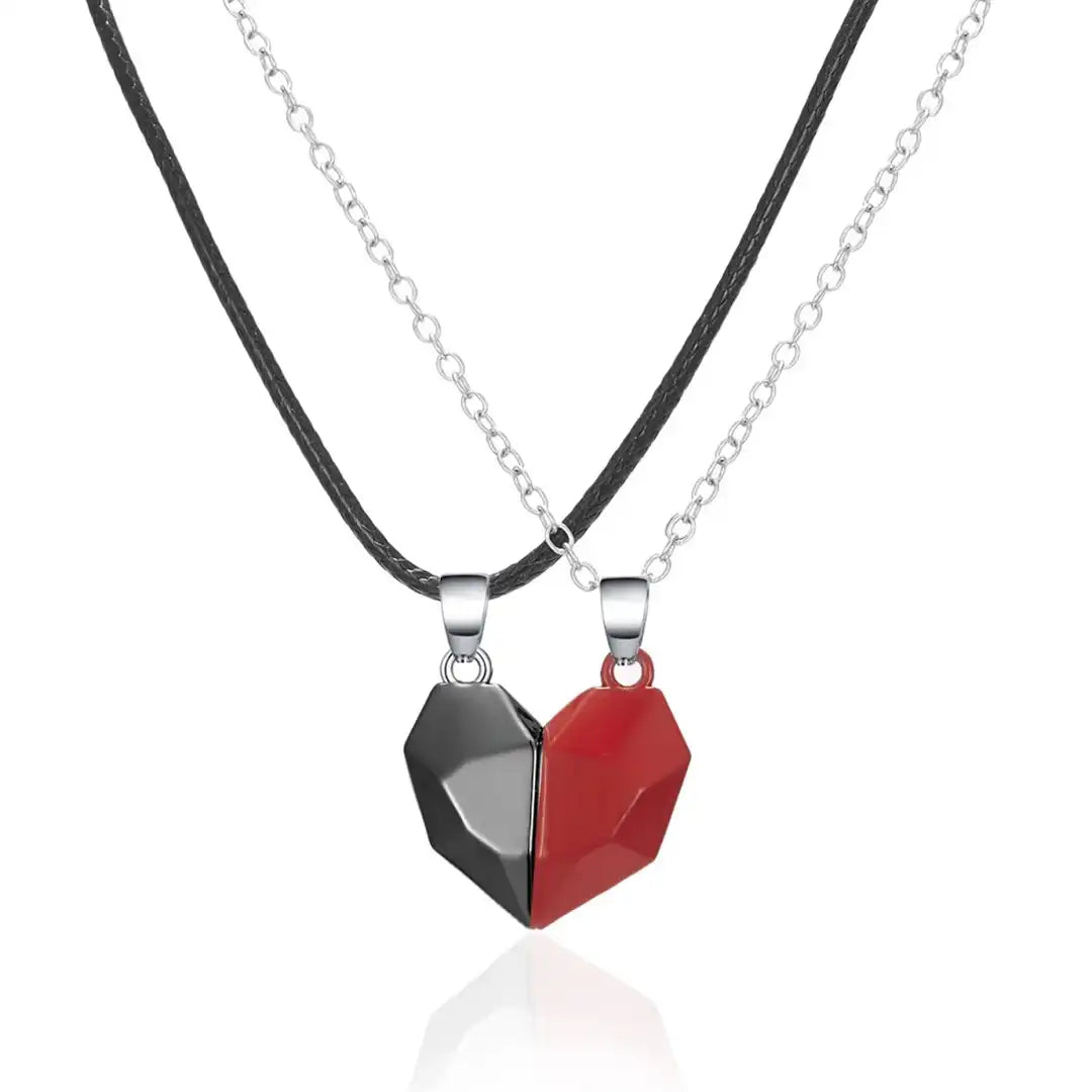 Minimalist Heart Necklace Set (2 Pieces)