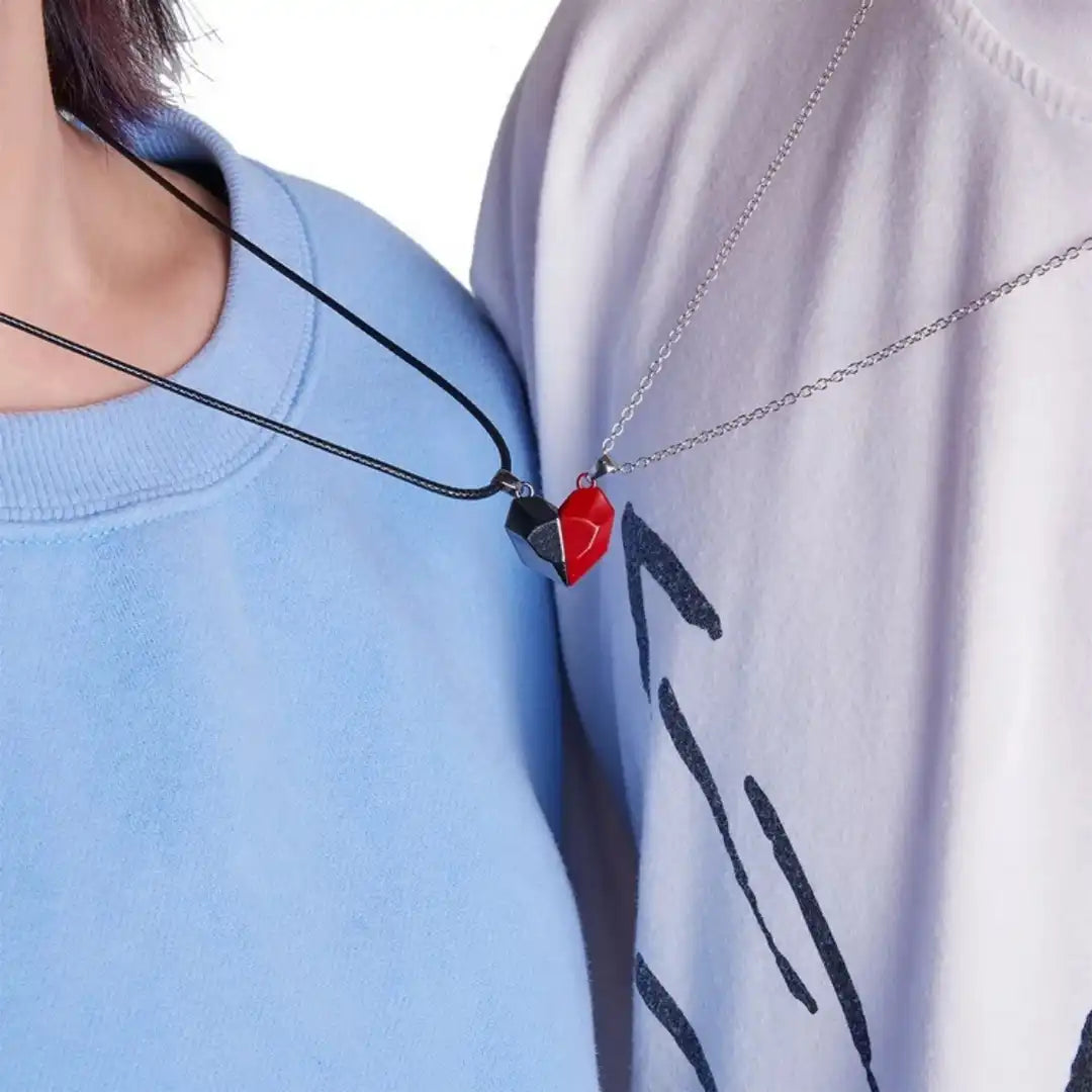 Minimalist Heart Necklace Set (2 Pieces)