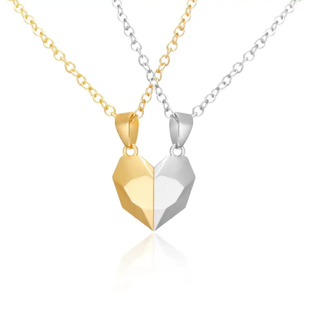 Minimalist Heart Necklace Set (2 Pieces)