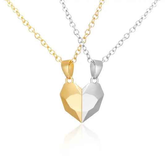 Minimalist Heart Necklace Set (2 Pieces)