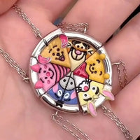 Winnie Friendship Pizza Necklace Set (6 Pieces)