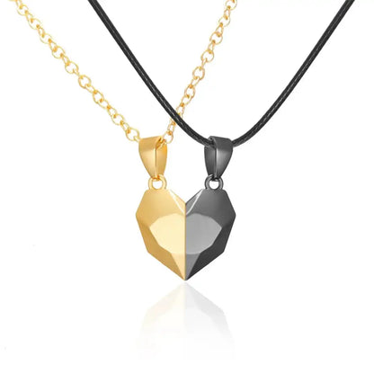 Minimalist Heart Necklace Set (2 Pieces)