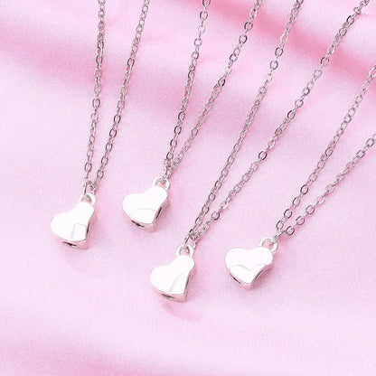 Lucky Clover Heart Necklace Set (4 Pieces)