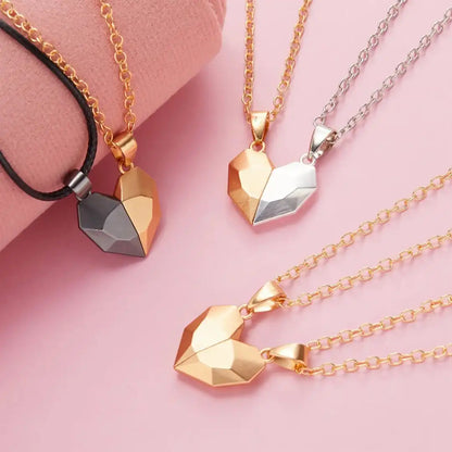 Minimalist Heart Necklace Set (2 Pieces)