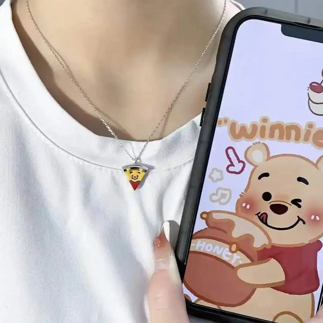 Winnie Friendship Pizza Necklace Set (6 Pieces)